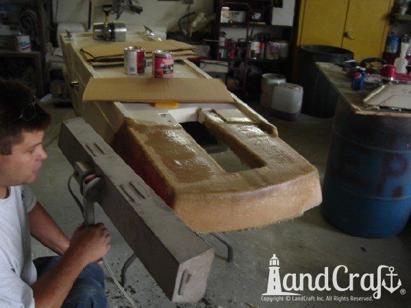 Anchor pulpit reconstruction and repair process