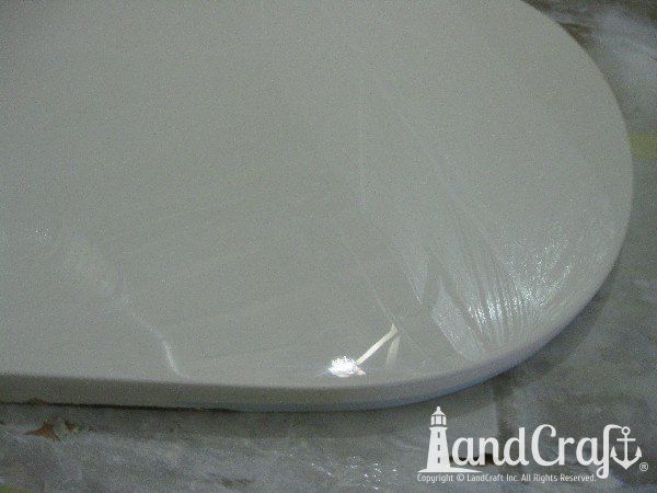 Boat bow pulpit bottom reconstruction and refinishing