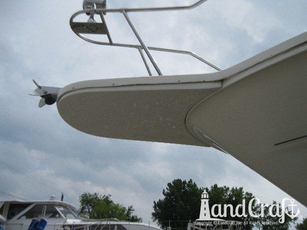 Boat bow pulpit repair completed