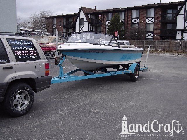 Ski Nautique before complete interior and exterior refit and restoration