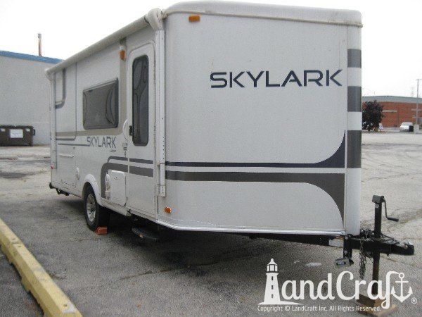 Aluminum and fiberglass repair completed on a Skylark RV