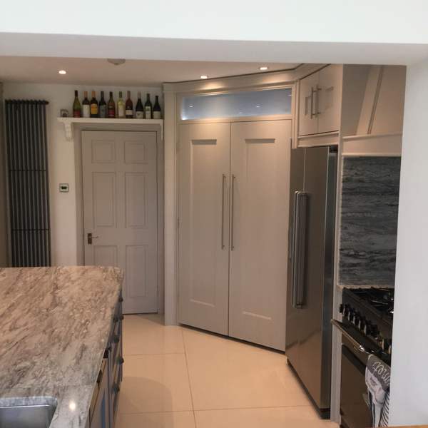 View of kitchen built by experts 