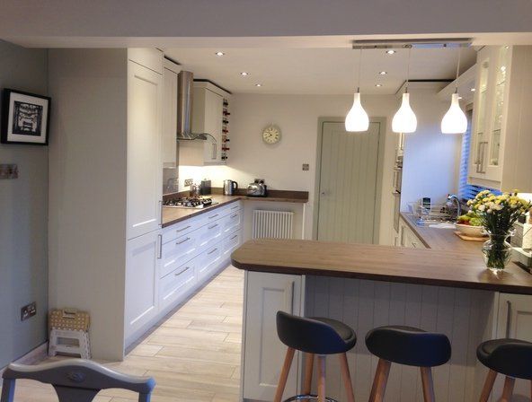 View of kitchen built by experts 