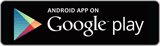 Google Play app badge with multicolor triangle logo on black background
