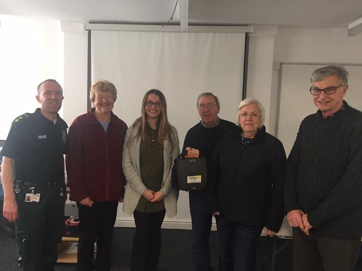 Local residents learn CPR & AED