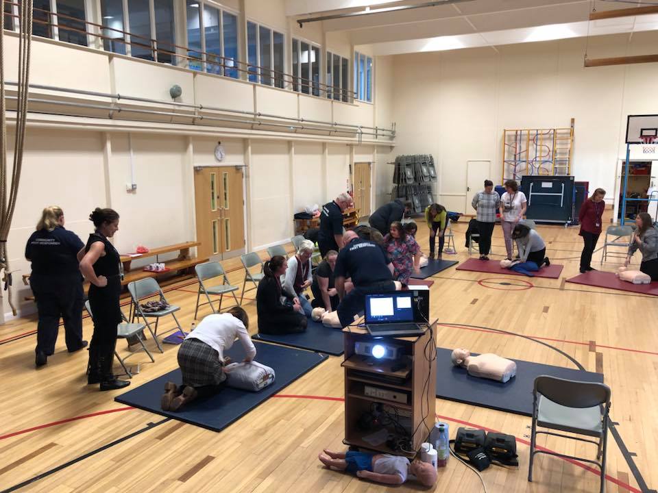FVFR train Misterton Primary School staff life saving skills