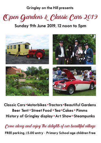 Gringley on the Hill Open Gardens & Classic Cars Day
