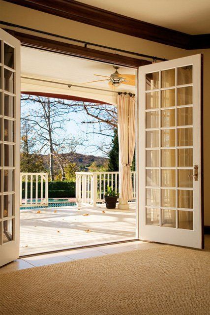 white french doors