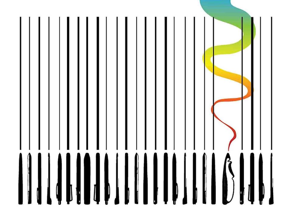 A list of different Stylus' with the Scriba Stylus standing out from the others with its innovative design