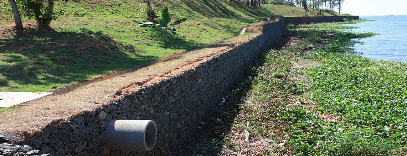 Proteção Margem Represa - TSV Gabiões