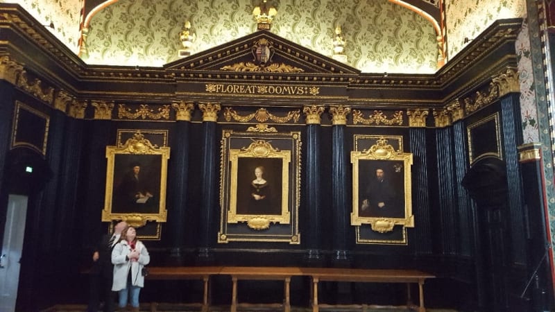 Tables restored - Queens college Cambridge