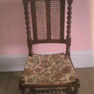 before chair restoration