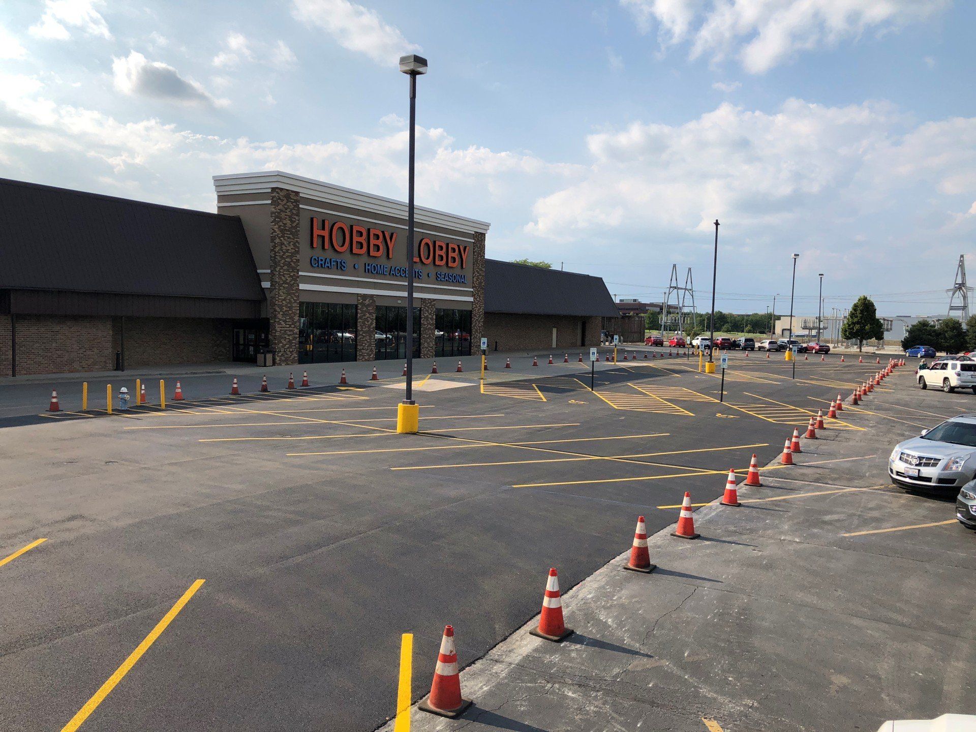 After Parking Lot Repaving — Ron Furman & Sons Paving