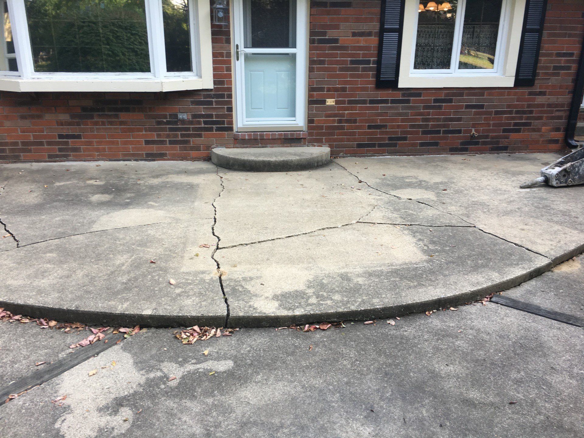 Before Concrete Services — Ron Furman & Sons Paving