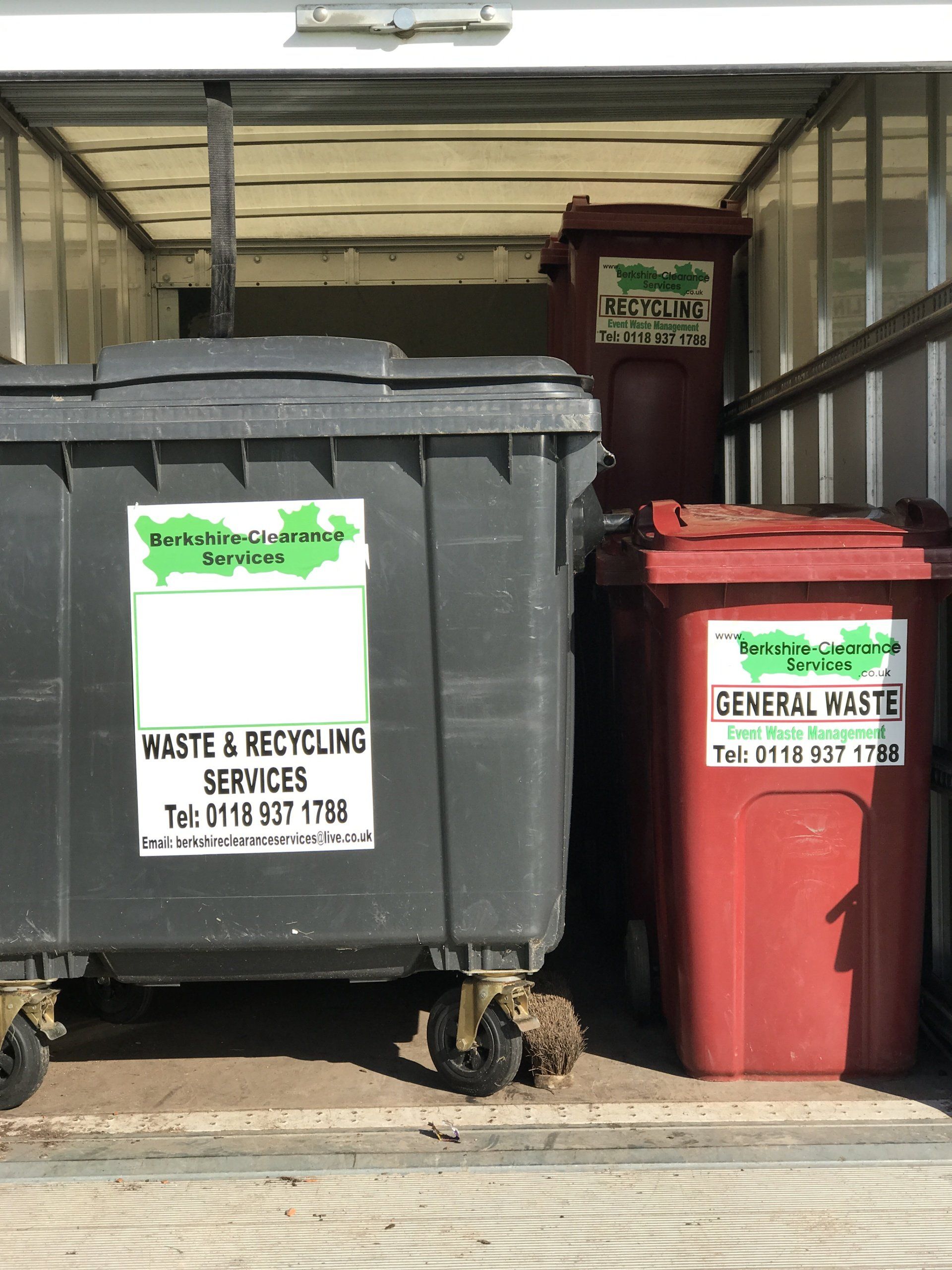 EVENT WASTE READING NEWBURY WOKINGHAM HENLEY ON THAMES WE COVER BERKSHIRE