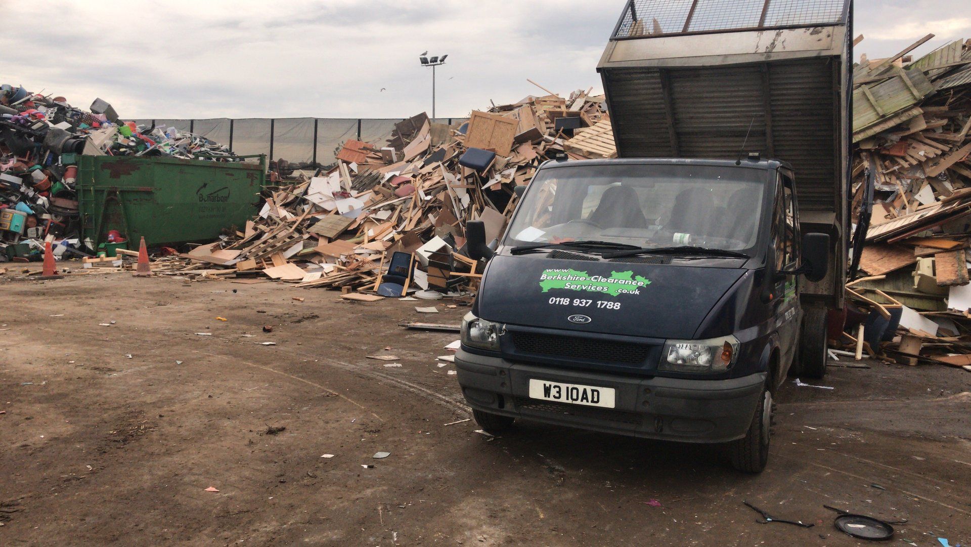 BERKSHIRE CLEARANCE RECYCLING WOOD IN A LICENSED WASTE TRANSFER STATION