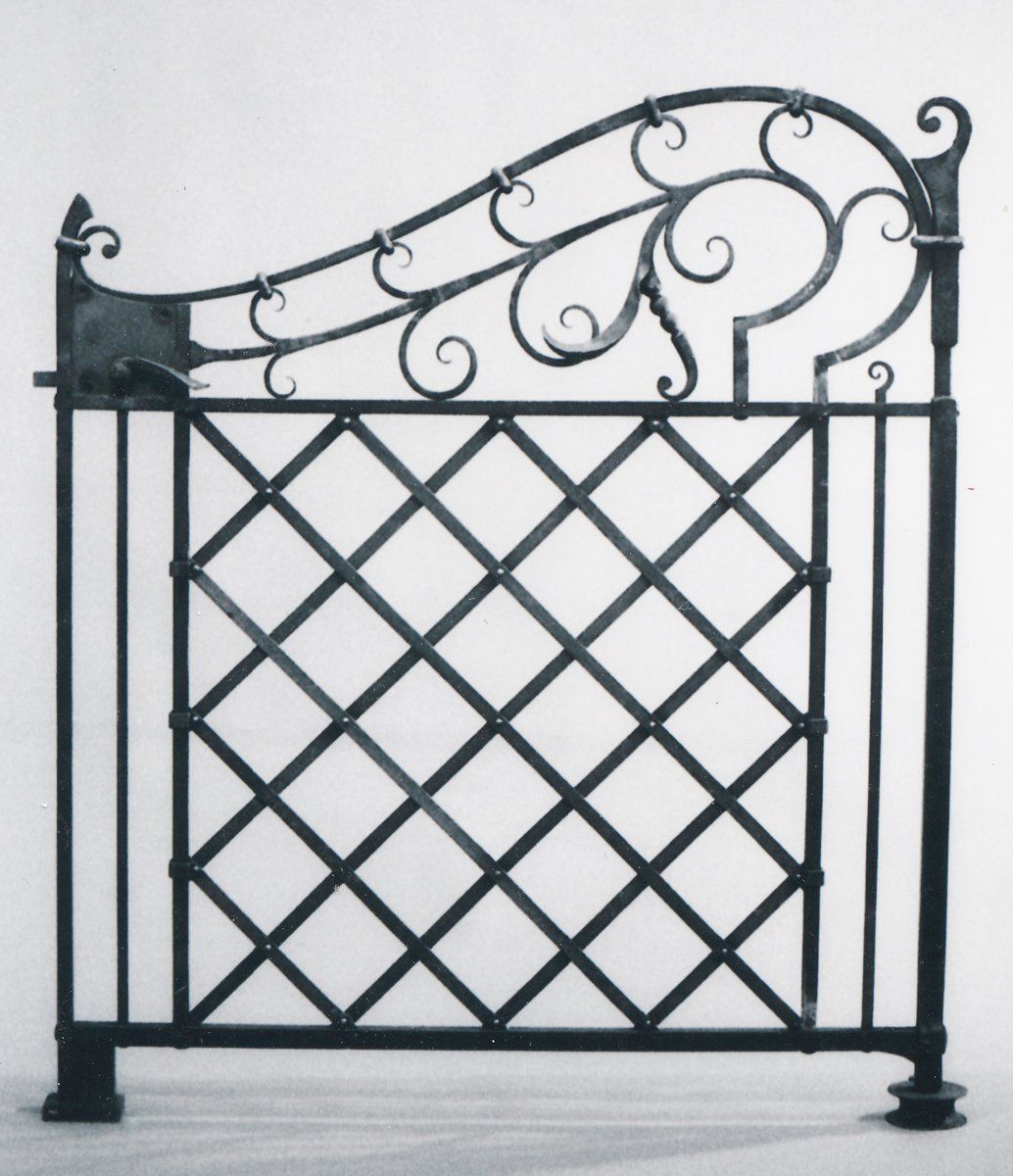 custom forged iron single gate