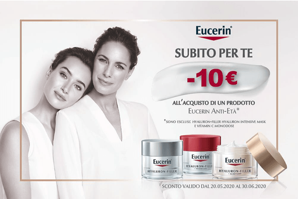Eucerin sconto 10 euro
