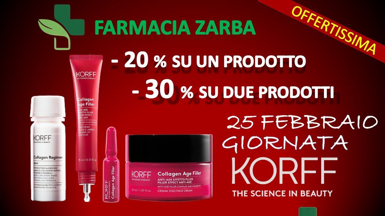 korff sconto farmacia zarba