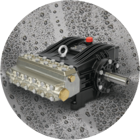Penta 500 bar Series Udor Pumps Penta-B21-500R, Penta-C30-500R and Penta-D28-500R.