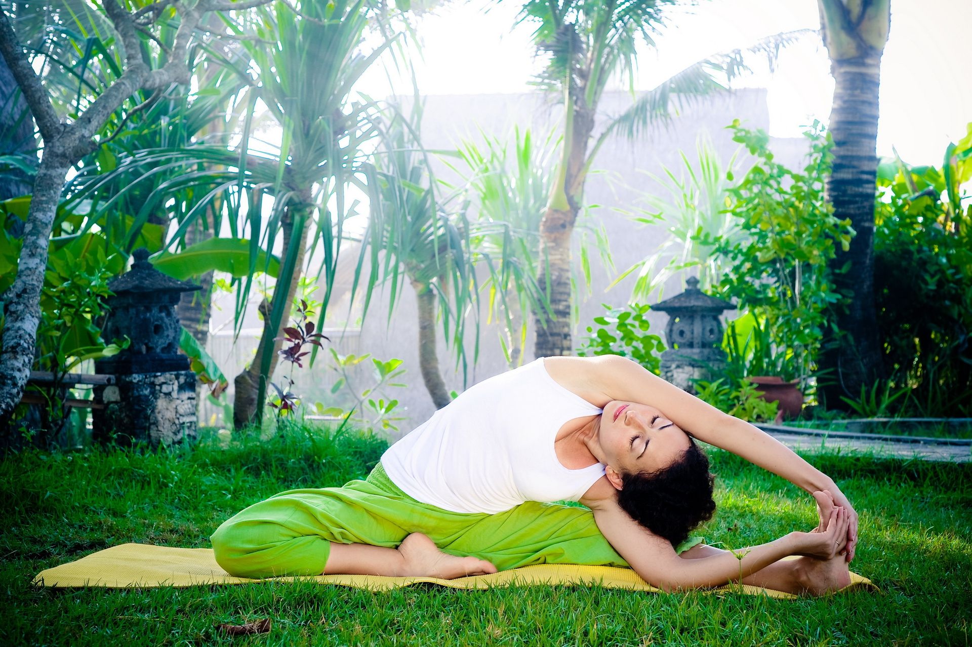 Doing Yoga