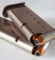gun clip, bullets