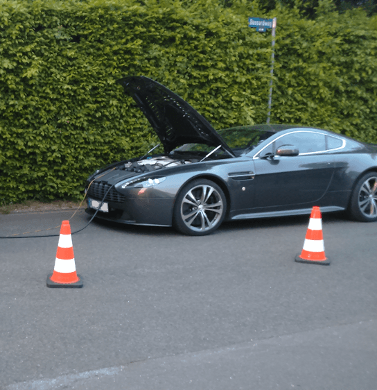 Aston Martin falsch getankt