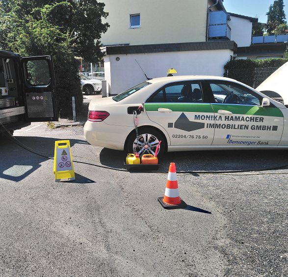 Taxi falsch getankt