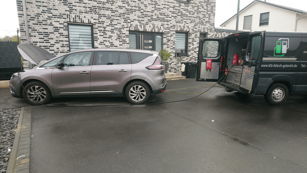 Benzin statt Diesel getankt