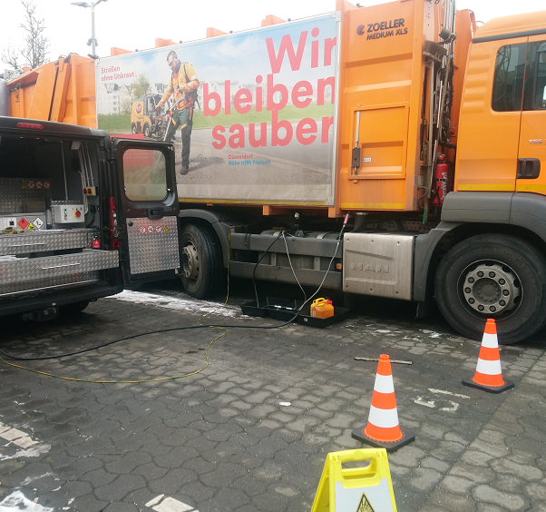 Müllwagen falsch getankt