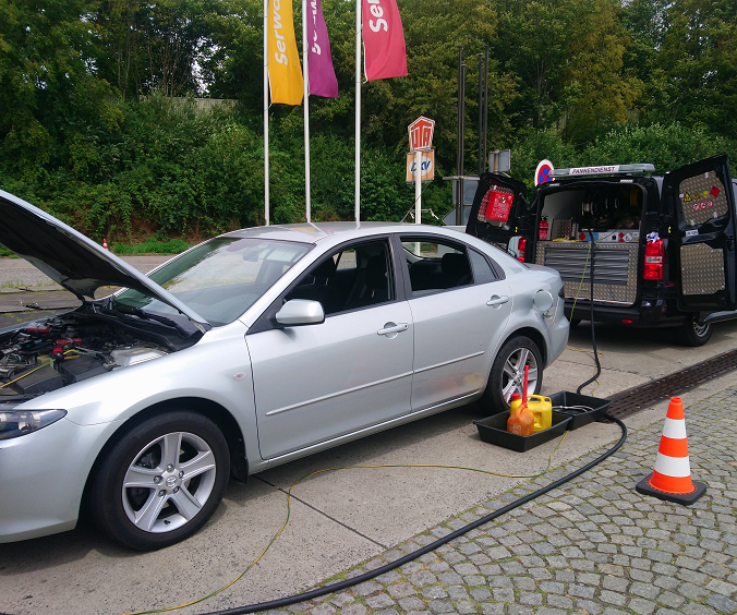 Urlaub falsch getankt