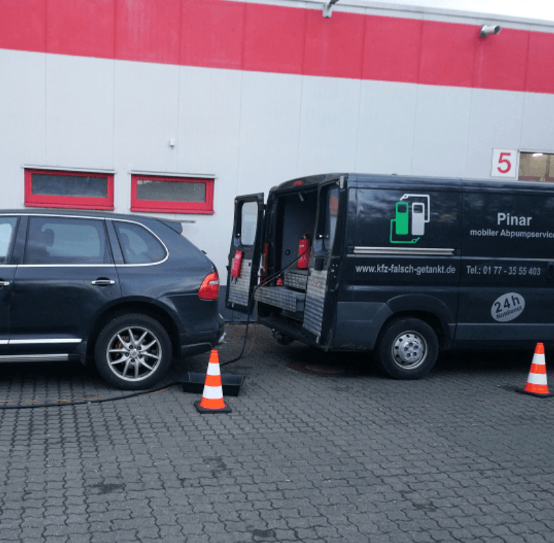 Porsche falsch getankt