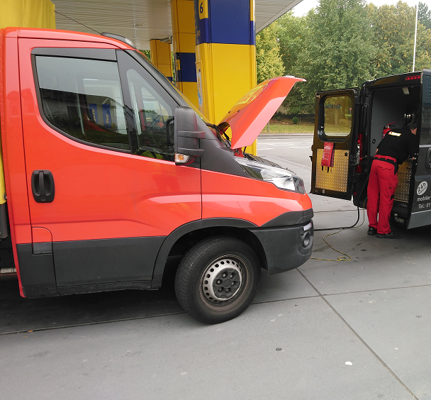 Transporter falsch getankt
