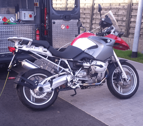 Motorrad falsch getankt