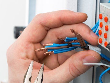 multi-coloured wires