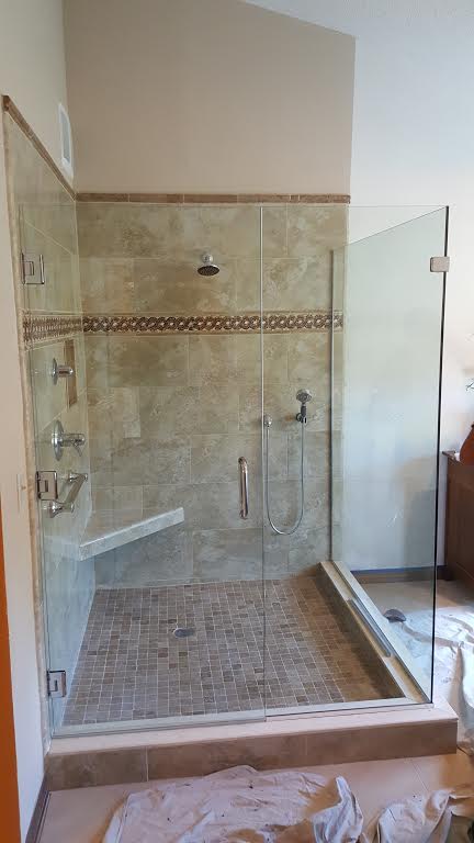 90° SHOWER 090216 — Glass and Mirror in Tarpon Springs, FL