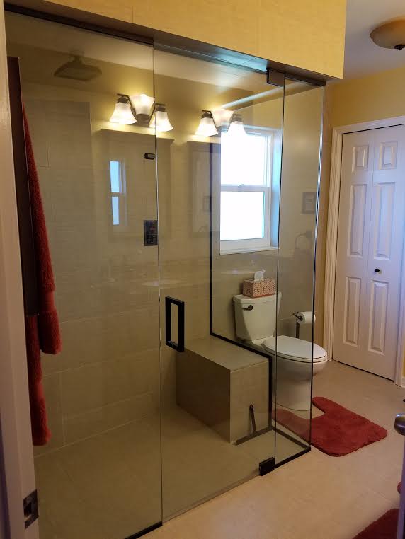 DOOR HINGING OF GLASS 091916 — Glass and Mirror in Tarpon Springs, FL