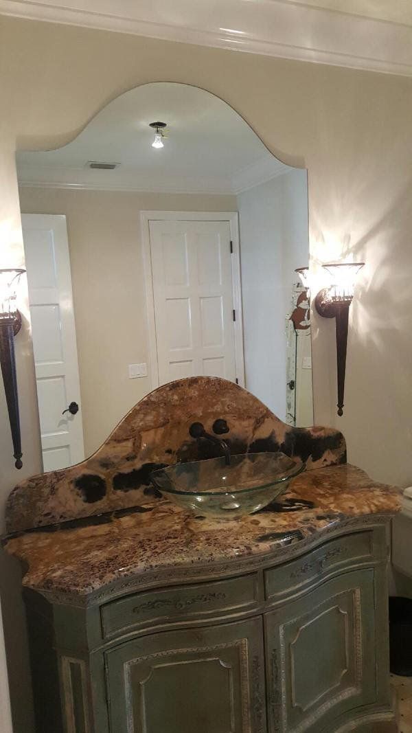 SHAPED MIRROR 120116 — Glass and Mirror in Tarpon Springs, FL