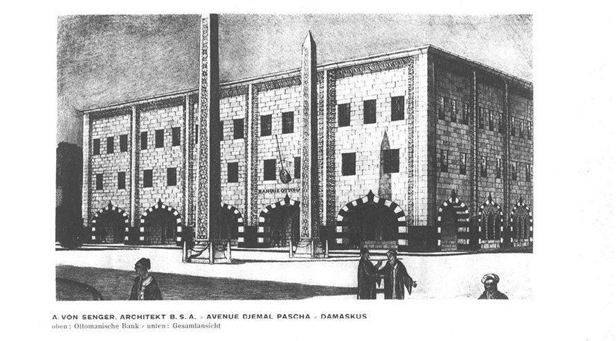A. von Senger, Architekt B.S.A, Avenue Djemal Pascha / Damaskus