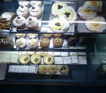 Freshly baked food and snacks