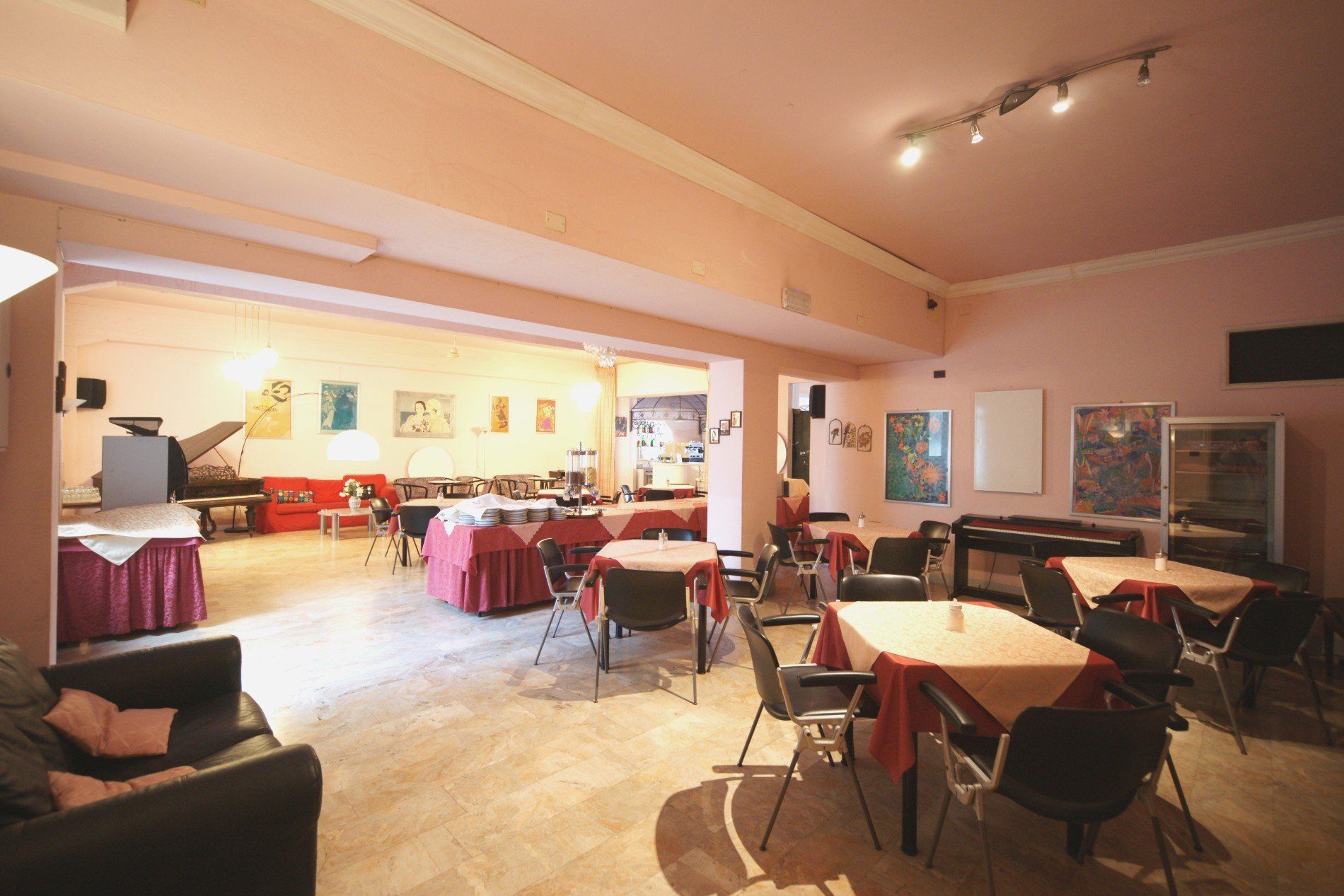 sala da pranzo hotel stile liberty