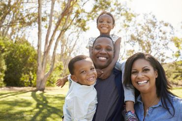 Family Dentist — Happy Family in Modesto, CA Family Dentist — Happy Family in Modesto, CA
