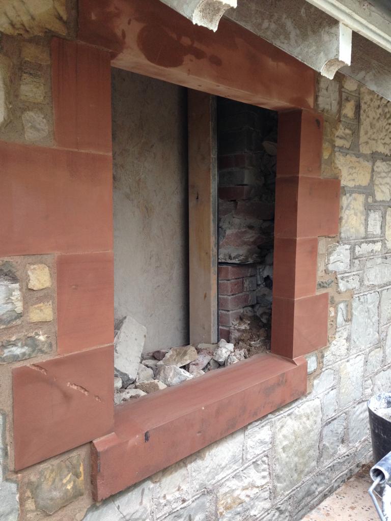 damaged window