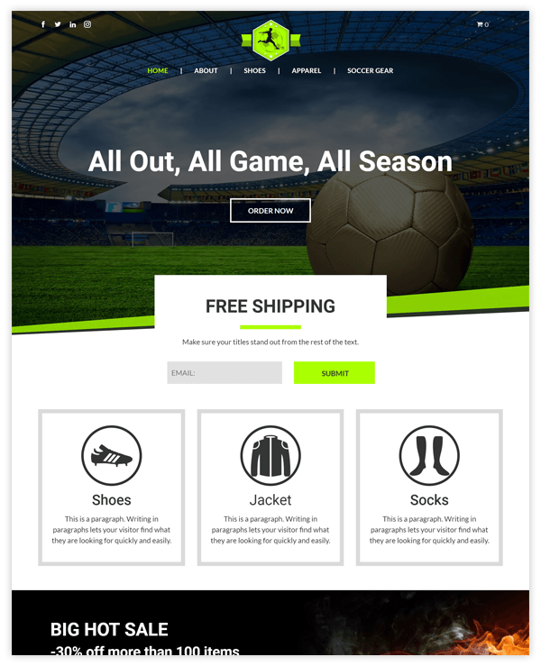 Soccer Shop