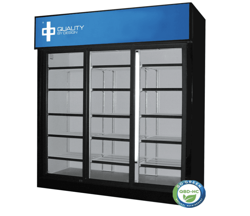 QBD Quality by Design Triple Door Beverage Cooler