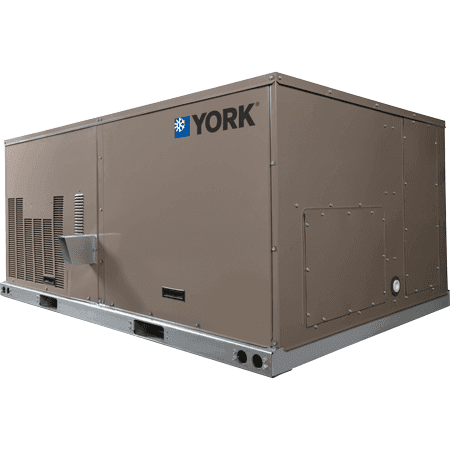 York Direct Fit rooftop HVAC system replacing old unit on retail store in Alberta and British Columbia