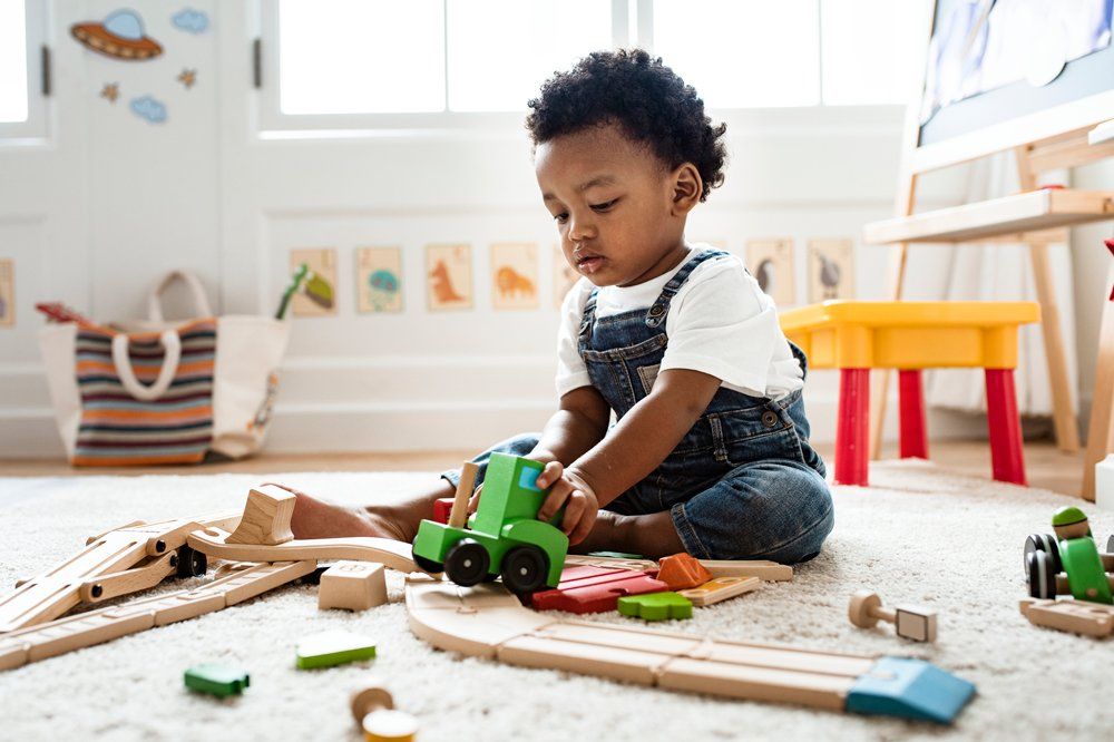 Kids Playing in Learning Center — Belleville, IL — Toddle Town, Inc.