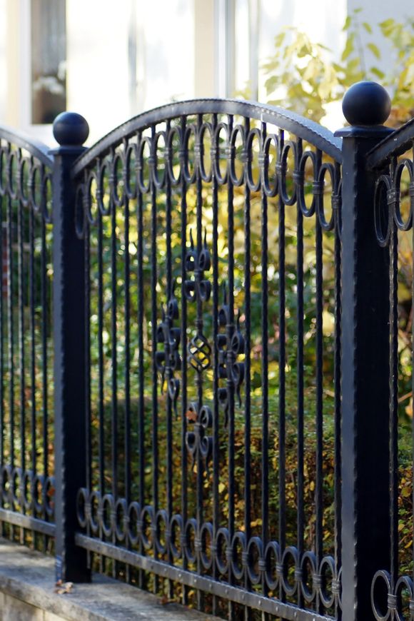 Ornamental Wrought Iron Fencing — Iron Garden Fence in Montclair, CA Ornamental Wrought Iron Fencing — Iron Garden Fence in Montclair, CA