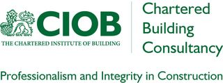 We are registered with the CIOB CIOB logo