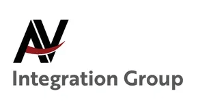 The logo for the integration group is black and red.